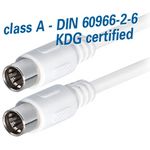 Sat-Anschlusskabel F-Stecker - F-Stecker 2 m Class A++ 