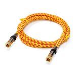 2 Stück - 1.5m Antennenkabel F-Stecker / F-Stecker - Bieffe 3214SA 