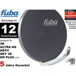 12 Teilnehmer Sat-Anlage - Fuba Profi85 HD12A 