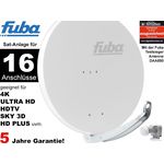 16 Teilnehmer Sat-Anlage - Fuba Profi85 HD16W 