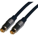 all4u Professional SVHS-Verbindungskabel Länge: 5 m schwarz 