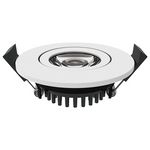 4 Stück - Luxna Lighting LXLEDDL5.5WCCT3­WS LED Downlight weiß 