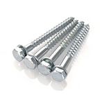 XM-Line XM29242 Sechskant-Holzschraubensatz galv. verzinkt 4er Set 10  