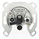TechniSat RV 600-10 E 0000/3182 SAT- Antennendose Durchgangsdose 