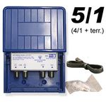 DUR-line DiSEqC Schalter 4/1 | DiSEqC Umschalter 4 Satelliten für 