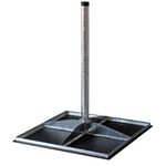4 Platten Flachdachständer für Sat-Schüssel XmediaSat Solidy 420 