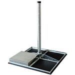 4 Platten Flachdachständer für Sat-Schüssel XmediaSat Solidy 41276 