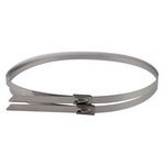 10 Stück - XM-Line XM29801 Kabelbinder rostfreie 4.5 x 520 metallic 