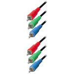 10 Stück - YUV-Komponenten-Kabel V12-15 CA 15 m 