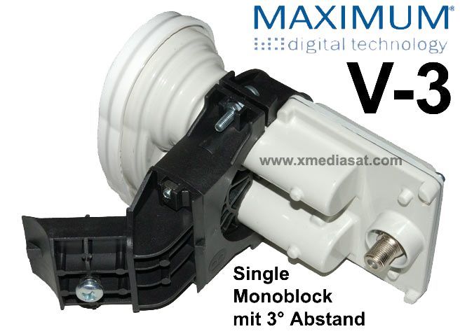 Maximum Doppel LNB XO-31 Single Monoblock LNB 3D & 4K ready-/bilder/big/maximum_v-3.jpg