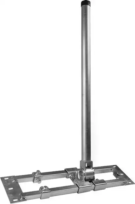 Dachsparrenhalter - DUR-line Herkules 48/900 Breite: 55 - 90 cm Masthöhe: 90 cm Ø: 48 mm feuerverzinkt rostfrei mit Mastkappe