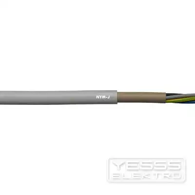 20 Meter - Mantelleitung NYM-J Kabel 5 x 1.5 mm² 5 adriges Installationskabel nach DIN VDE 0250-204