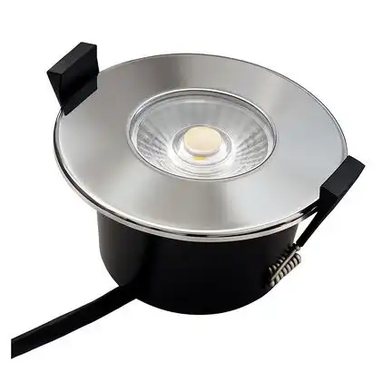 Luxna Lighting LXLEDDL5-7.5WCCT4 LED Einbaustrahler 230 V dimmbar | Leistung 5 W / 7.5 W einstellbar | 2700–6000 K CCT | LED Downlight| 3 Designringe Weiß / Chrom / Schwarz | 500–700 lm | 5 Jahre Herstellergarantie