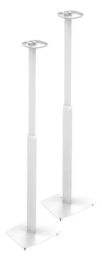 2 Ständer für Sonos Lautsprecher One& ONE SL My Wall HS11W Standfüße Sonos ONE&ONE SL Höhe: 700-1270mm Belastung: 3kg weiß